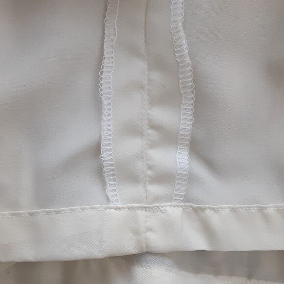 Vintage 1980s Wool Flannel Shift Dress Red Rothesay Tartan Plaid Handmade Lined - Picture 11 of 15